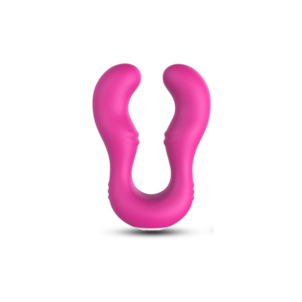 Vibromasseur Rose en forme de U double tête stimulateur point G 